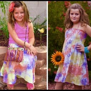 Tie Dye Halter Dress